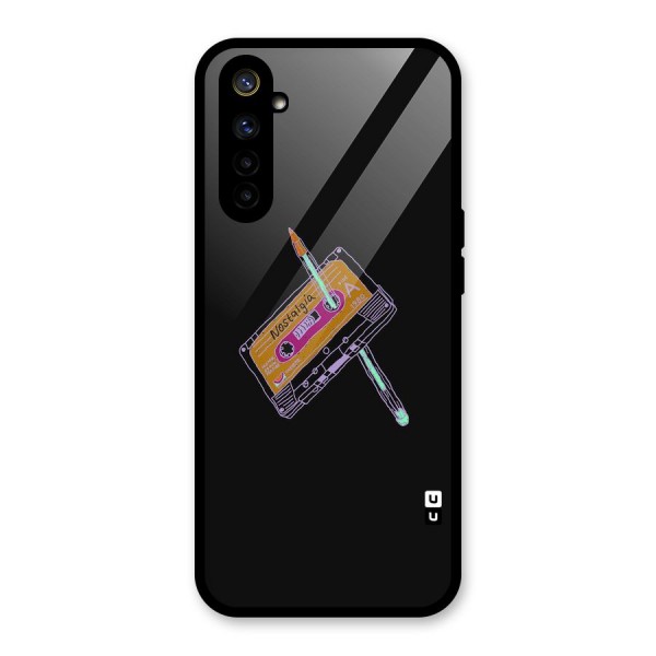 Casette Nostalgia Glass Back Case for Realme 6