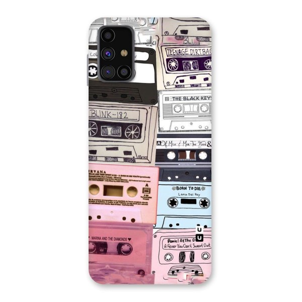 Casette Rolling Back Case for Galaxy M31s