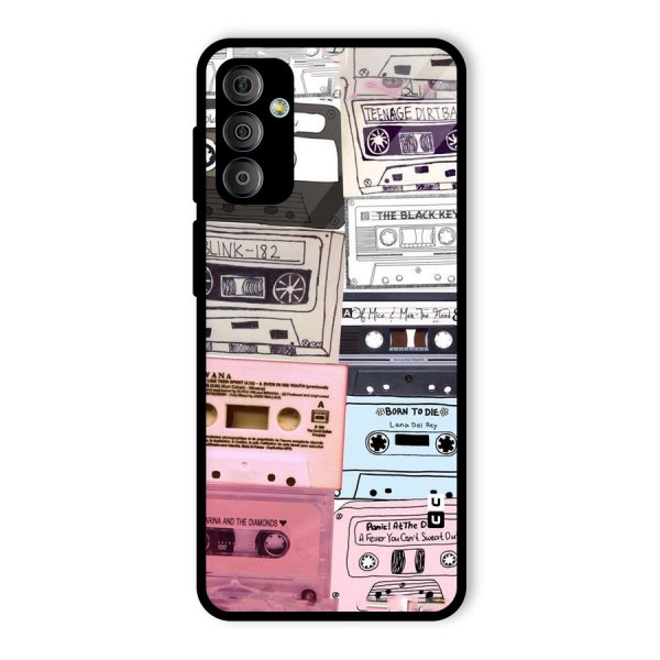 Casette Rolling Glass Back Case for Galaxy F23