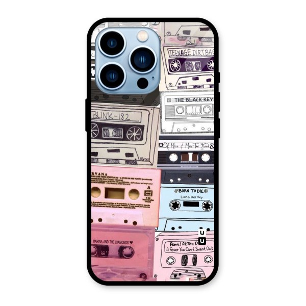 Casette Rolling Glass Back Case for iPhone 13 Pro