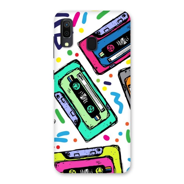 Cassette Pattern Back Case for Galaxy A20