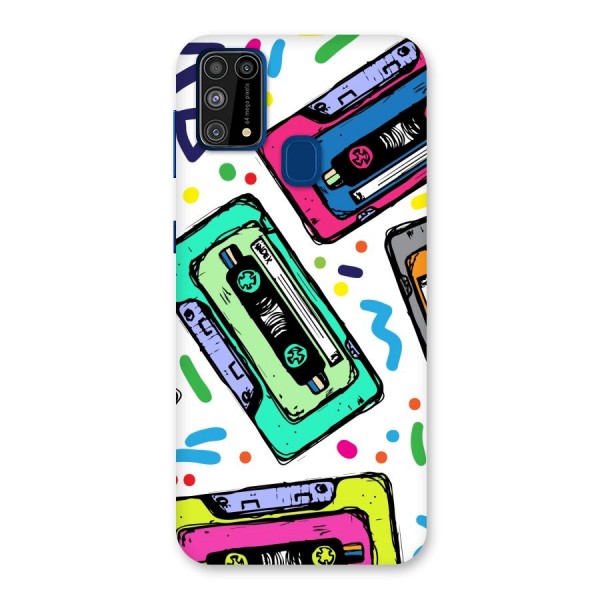 Cassette Pattern Back Case for Galaxy F41