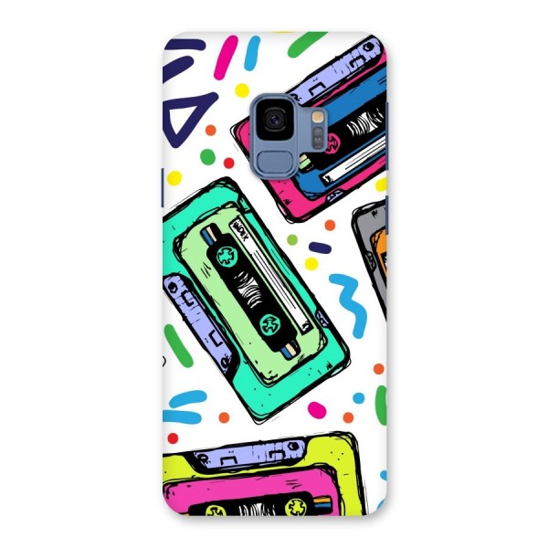 Cassette Pattern Back Case for Galaxy S9