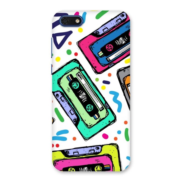 Cassette Pattern Back Case for Honor 7s