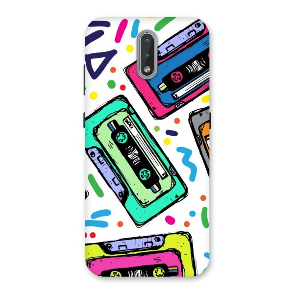 Cassette Pattern Back Case for Nokia 2.3