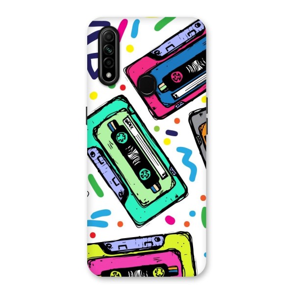 Cassette Pattern Back Case for Oppo A31