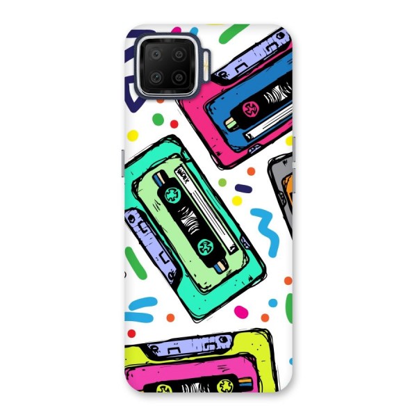 Cassette Pattern Back Case for Oppo F17