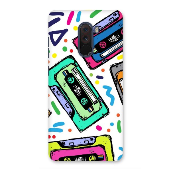 Cassette Pattern Back Case for Poco F1