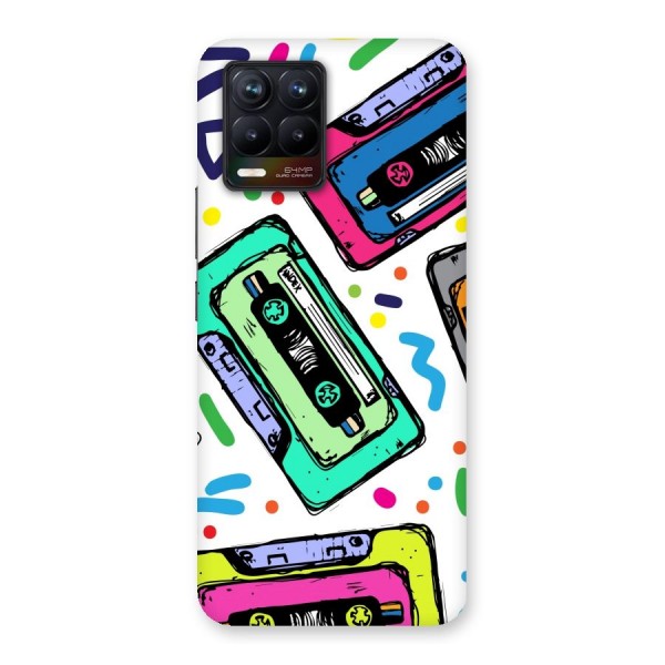 Cassette Pattern Back Case for Realme 8