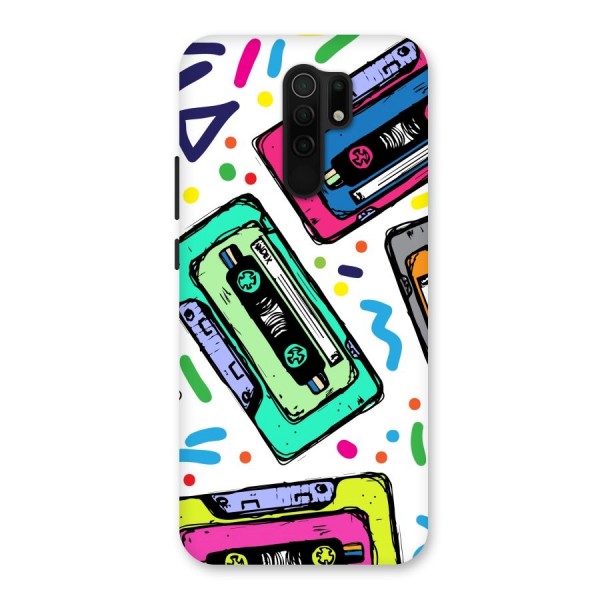 Cassette Pattern Back Case for Redmi 9 Prime