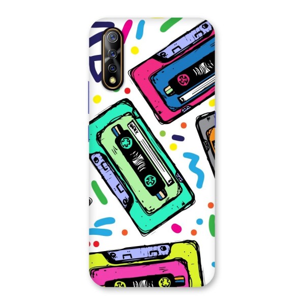 Cassette Pattern Back Case for Vivo S1