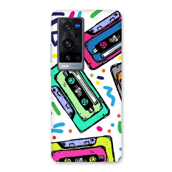 Cassette Pattern Back Case for Vivo X60 Pro Plus