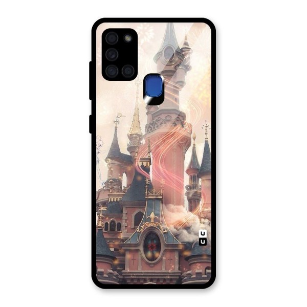 Castle Glass Back Case for Galaxy A21s