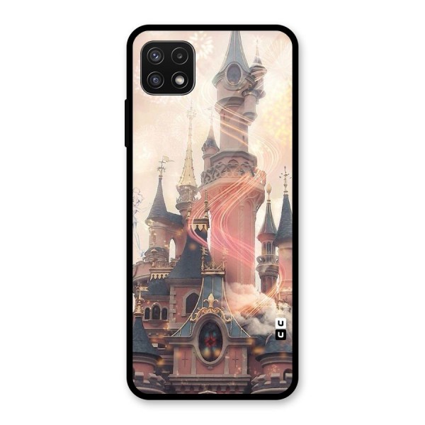 Castle Glass Back Case for Galaxy A22 5G