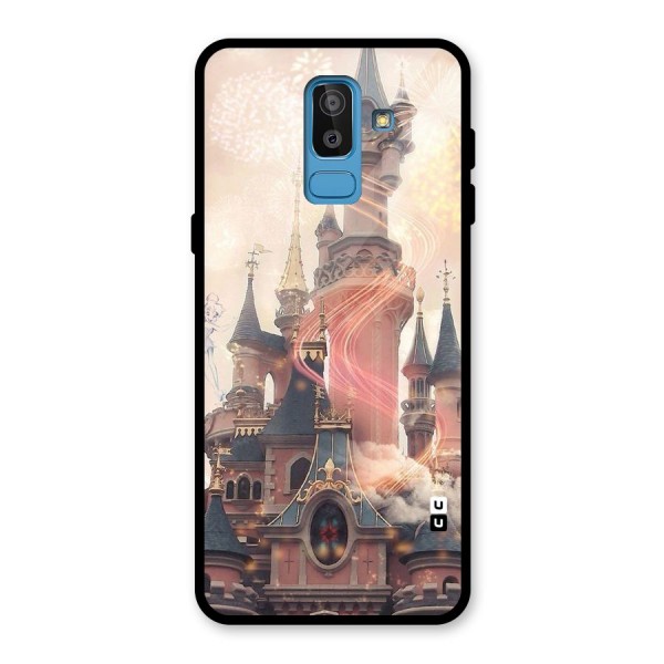 Castle Glass Back Case for Galaxy J8