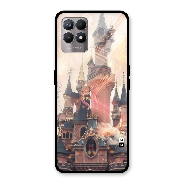 Castle Glass Back Case for Realme 8i