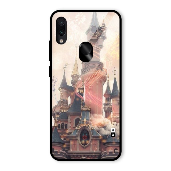 Castle Glass Back Case for Redmi Note 7