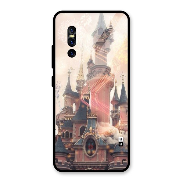 Castle Glass Back Case for Vivo V15 Pro