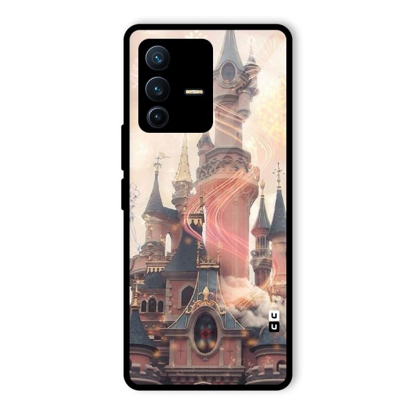 Castle Glass Back Case for Vivo V23 Pro