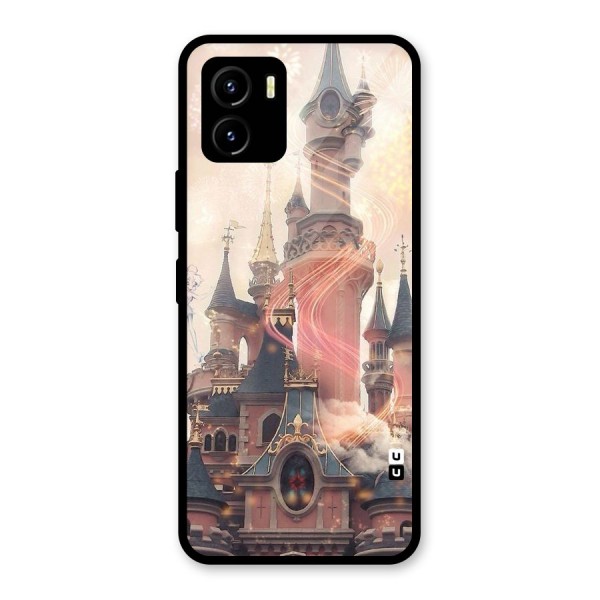 Castle Glass Back Case for Vivo Y15s