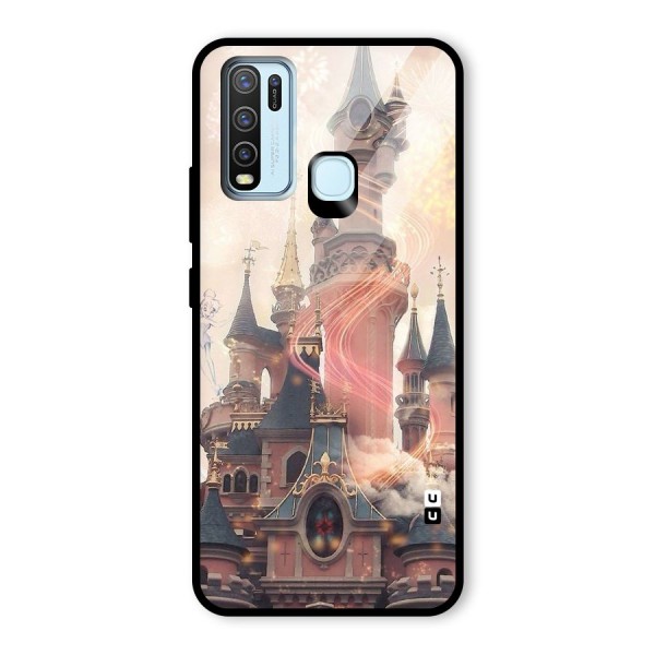 Castle Glass Back Case for Vivo Y30