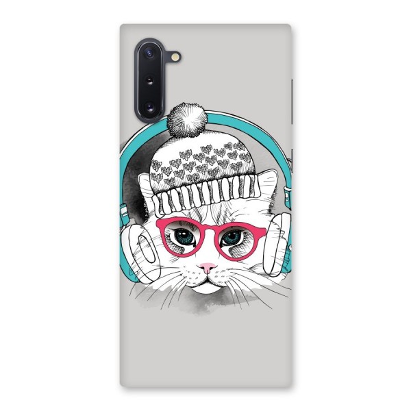 Cat Headphones Back Case for Galaxy Note 10