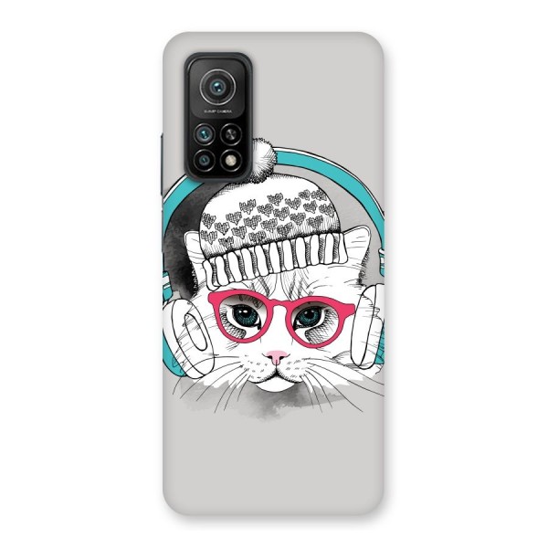 Cat Headphones Back Case for Mi 10T Pro 5G