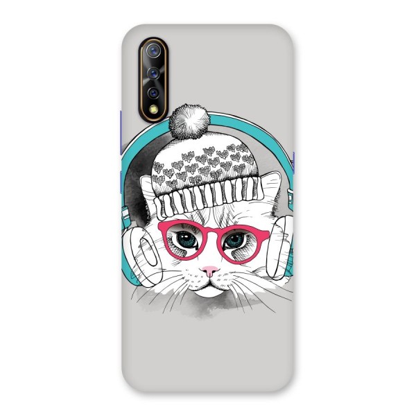 Cat Headphones Back Case for Vivo S1