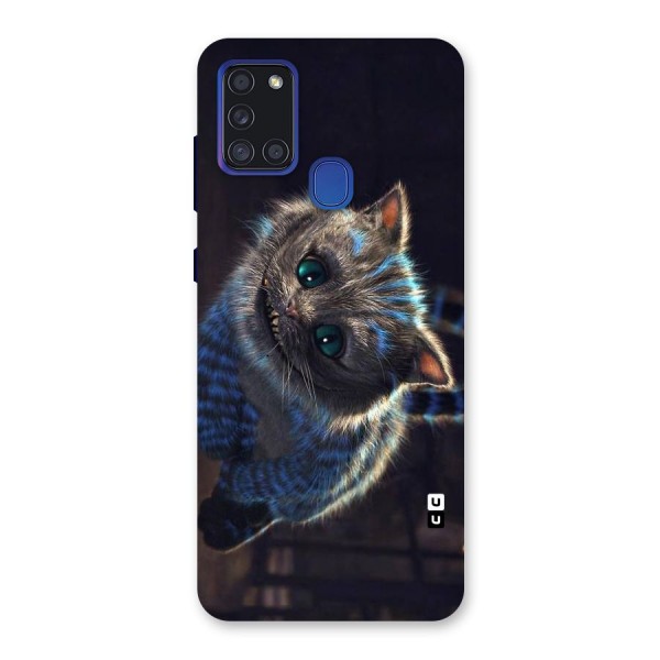 Cat Smile Back Case for Galaxy A21s