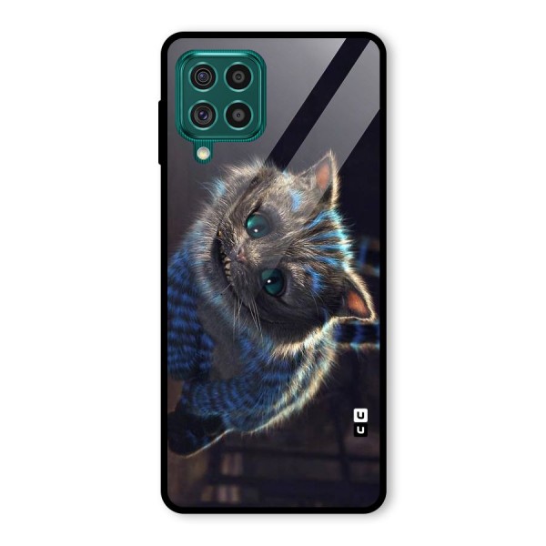 Cat Smile Glass Back Case for Galaxy F62