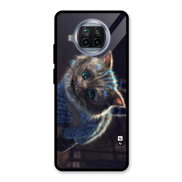 Cat Smile Glass Back Case for Mi 10i