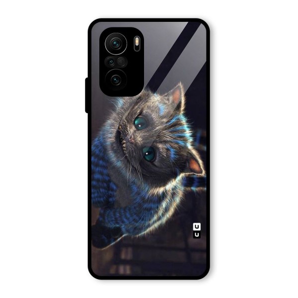 Cat Smile Glass Back Case for Mi 11x