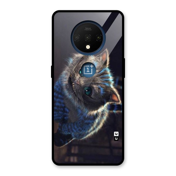 Cat Smile Glass Back Case for OnePlus 7T