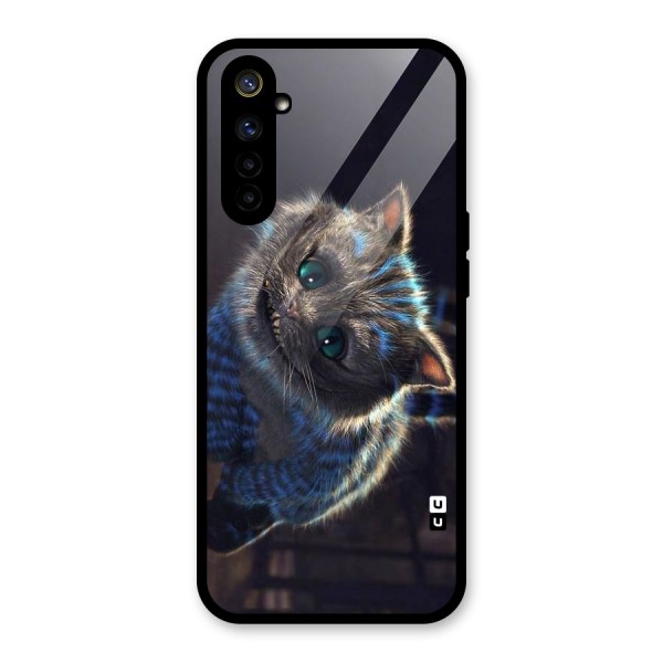 Cat Smile Glass Back Case for Realme 6