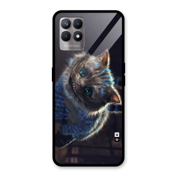 Cat Smile Glass Back Case for Realme 8i