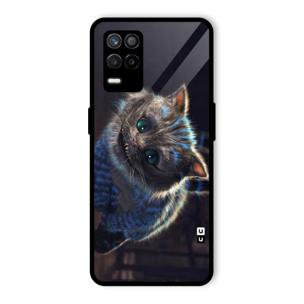 Cat Smile Glass Back Case for Realme 9 5G