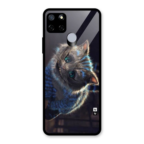 Cat Smile Glass Back Case for Realme C15