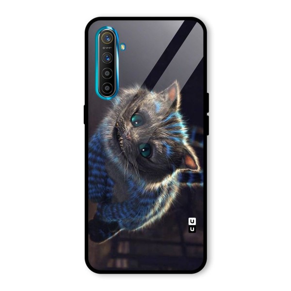 Cat Smile Glass Back Case for Realme XT