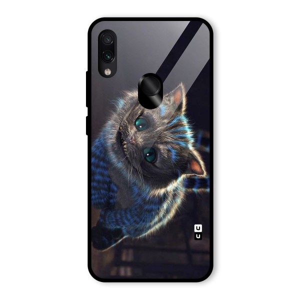 Cat Smile Glass Back Case for Redmi Note 7