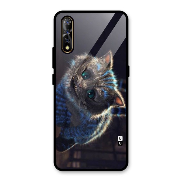 Cat Smile Glass Back Case for Vivo S1