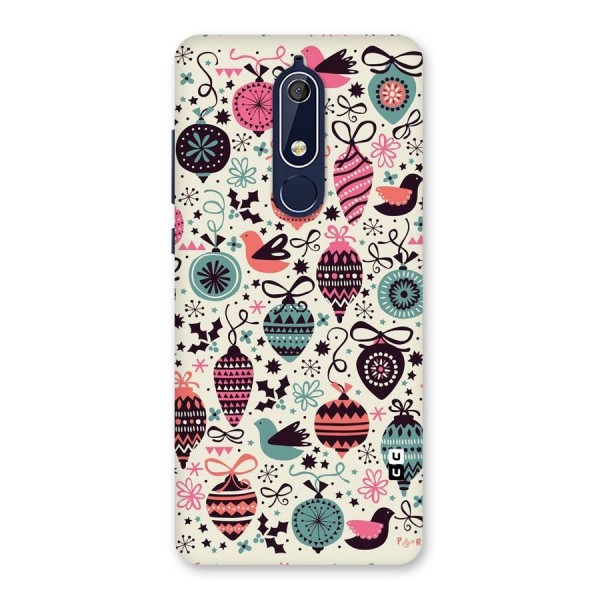 Celebration Pattern Back Case for Nokia 5.1