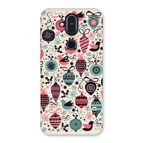 Celebration Pattern Back Case for Nokia 8.1