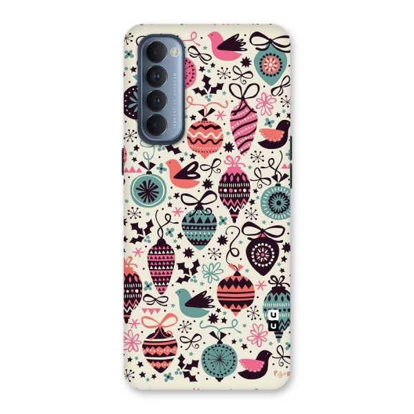 Celebration Pattern Back Case for Reno4 Pro