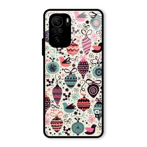 Celebration Pattern Glass Back Case for Mi 11x