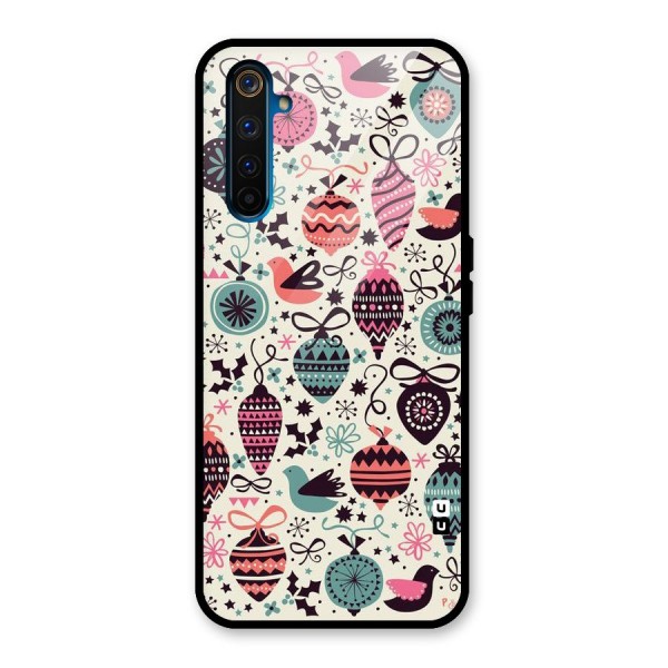 Celebration Pattern Glass Back Case for Realme 6 Pro