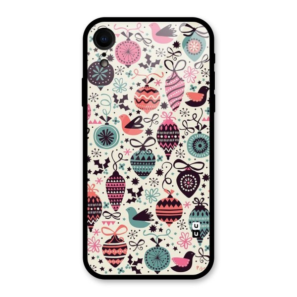 Celebration Pattern Glass Back Case for XR