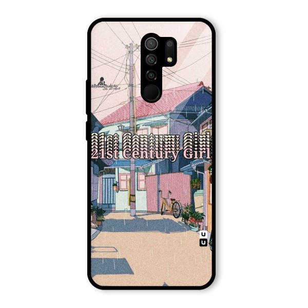 Century Girls Glass Back Case for Redmi 9 Prime