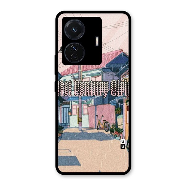 Century Girls Glass Back Case for Vivo T1 Pro