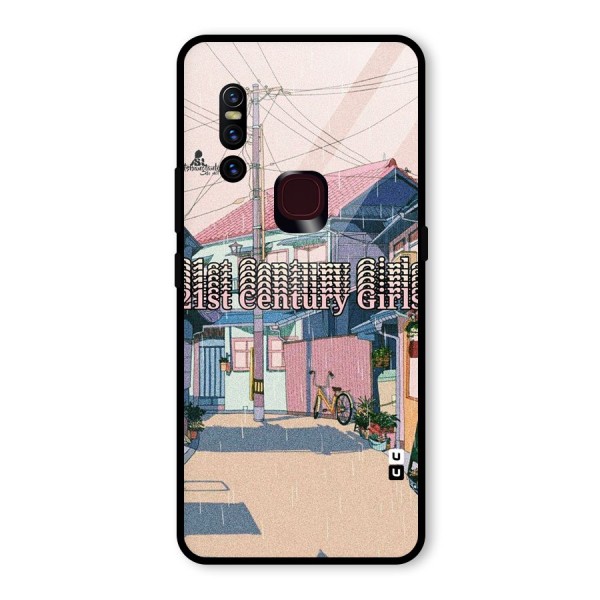 Century Girls Glass Back Case for Vivo V15