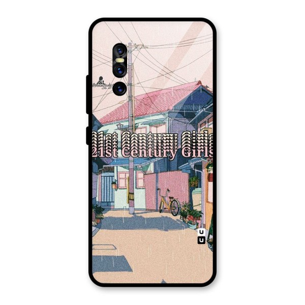 Century Girls Glass Back Case for Vivo V15 Pro